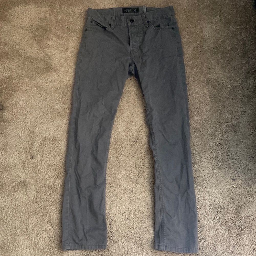 XXX RUDE, Slim Straight, Male Jeans.